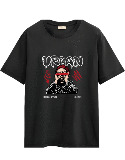 Urban Black T-shirt for Men