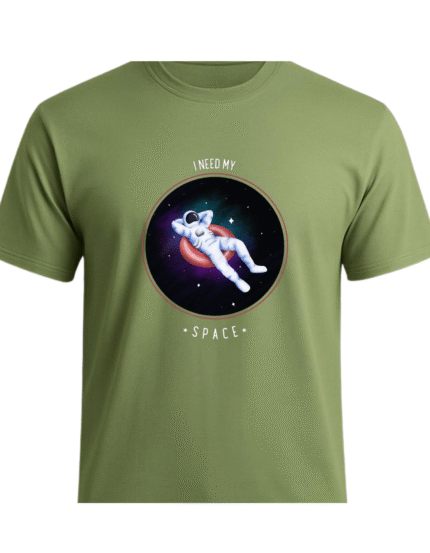 The Sage Green Graphic Printed T-Shirt